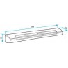 ALDES Entrée dSupair hygroréglable EHL 6-44 S m3/h 37 dB - Blanc