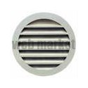 ALDES Grille extérieure murale circulaire en alu pour air neuf / vicié AR 637 D500