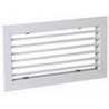ALDES Grille simple déflexion de reprise en alu AC 101 fixation par clips 250x100