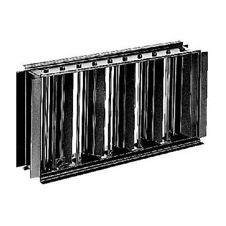 ALDES Registre rectangulaire SGS 300x300 en acier galvanisé pour grille murale