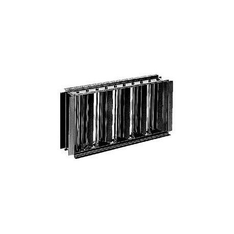 ALDES Registre rectangulaire SGS 250x150 en acier galvanisé pour grille murale