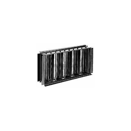 ALDES Registre rectangulaire SGS 500x300 en acier galvanisé pour grille murale