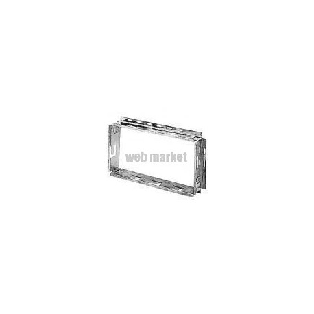 ALDES Contre-cadre de montage F4 en acier galvanisé pour grille murale 500x200 mm