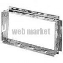 ALDES Contre-cadre de montage F4 en acier galvanisé pour grille murale 800x150 mm