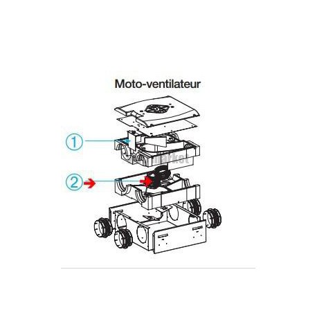 ALDES MOTEUR DEEFLY MW HYGRO EMBALLE