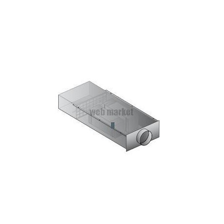 ALDES Caisson acoustique SAT 250 m3/h - Longeur 1500 mm