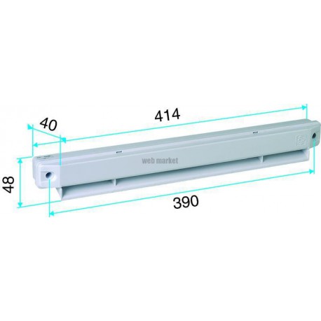 ALDES Auvent menuiserie acoustique pour EHL, EA, EHB2 - Blanc