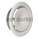 ALDES Bouche à noyau réglable de soufflage acier blanc SR 145 D200