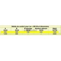 ALDES Plénum RE123 F0 en acier avec piquage sur le côté D250 pour grille 600x600 mm