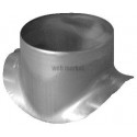 ALDES Piquage équerre circulaire aluminium - Diamètre 400/450