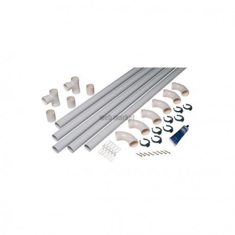 Kit de conduits et accessoires série T pour 2 prises diamètre 51mm