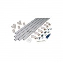 Kit de conduits et accessoires série T pour 2 prises diamètre 51mm