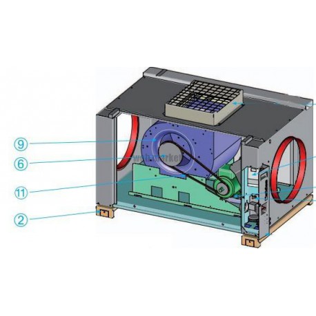 ALDES SE VENTILATEUR INOVEC 270 RV