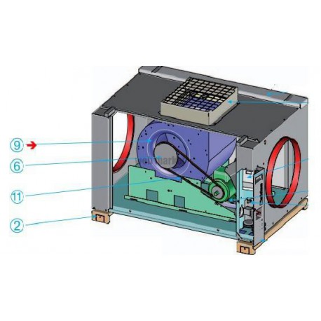 ALDES SE VENTILATEUR INOVEC 486 RV