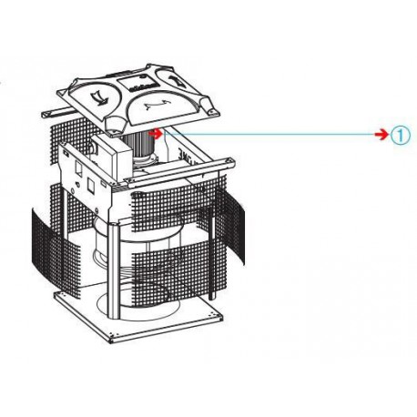 ALDES MOTEUR 1V 230-400V 8P 3KW  (EMBALLÉ)