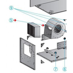 ALDES SOUS-ENSEMBLE VENTILATEUR VIK 12000 (EMBALLÉ)
