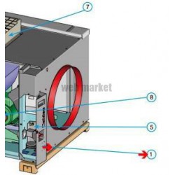 ALDES SE PORTE ARMOIRE ELEC MW + IP