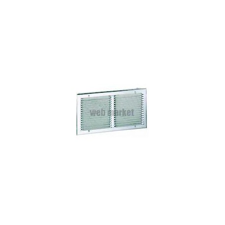 Gae10 400x150 - grille extérieure alu pas 10mm400x150