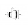 Réduction conique - RCC - Diamètre 125 mm vers 80 mm