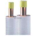 COURONNE TUBE CUIVRE 08-10 3/8-5/8 ISOLE PE BLANC M1 30M