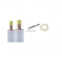 KIT INSTALLATION COMPLET CUIVRE 1/4-1/2 ISOLE M1 LONG(M): 3