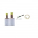 KIT INSTALLATION COMPLET CUIVRE 1/4-1/2 ISOLE M1 LONG(M): 9