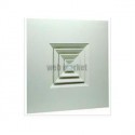 ALDES Diffuseur fixe pour dalles de plafond 600x600 acier blanc SF 704 TP 375x375mm