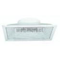 ALDES Diffuseur soufflage réglable carré à tôle perforée ouvrante SC310R D315 600x600