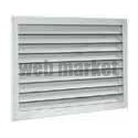 ALDES Grille extérieure murale en alu anodisé pour air neuf / vicié AG 638 200x200mm