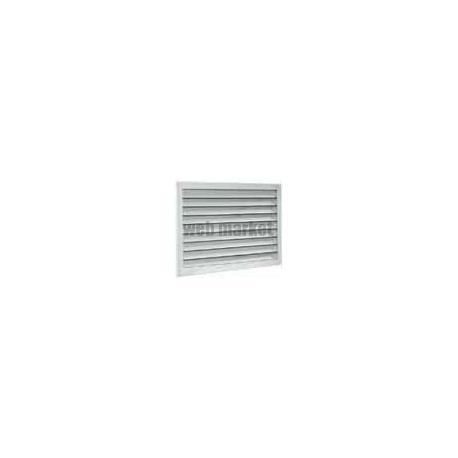 ALDES Grille extérieure murale en alu anodisé pour air neuf / vicié AG 638 300x300mm