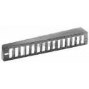 ALDES Registre N à glissière inclinée en acier galva pour grille de conduit 625x125