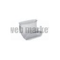 Coude Optiflex à 90° vertical pour conduit ovale