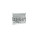 ALDES Grille extérieure murale en alu brut pour air neuf ou vicié AG 639 600x600mm