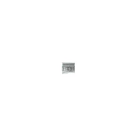 ALDES Grille extérieure murale en alu brut pour air neuf ou vicié AG 639 1000x1000mm