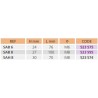 Sah 8 (par 4) - jeu supports antivibratiles