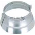 Bavette d'étanchéité - BVT - Pour conduit diamètre 100 mm - Acier galvanisé