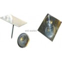 Clips - clips adhesifs lg32 bte de 500