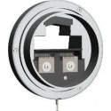 Gbg 45/105 d125 - bouche d'extraction thermoréglable pour raccord chaudière gaz