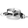 B 160 pr - bouche d'insufflation plastique reglable