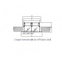Lsd-pl 4x1200 b - diffuseur lineaire a fentes