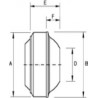 Bah-c 125 a - bah125 coul.alu pour conduit circ - buse de soufflage