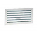 Gra 300x300 b - grille reprise alu 300x300 blanc