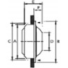 Bah-t 125 a - buse d125 alu gris vis appar