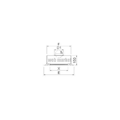 Plmo 675 3-4 - plen.675 axial pour deko - diffuseur décoratif