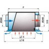 Drim 675 2f - diffuseur souf/repris.675x675 2f