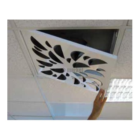 Next-klin 600 blanc - diffuseur souf.600x600 buses abs bl