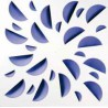 Next-klin 600 bleu - diffuseur souf. 600x600 buses abs bl