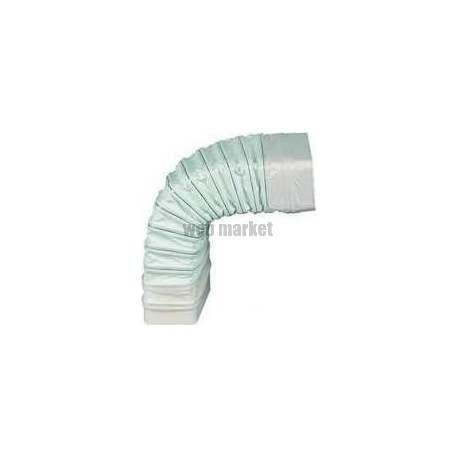 Cav 55x220 - coude a angle variable rectangulaire section 55 x 220