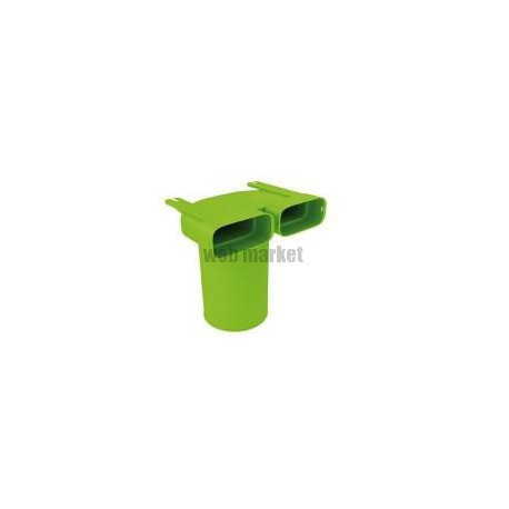 Xcmv 60x130x125 - coude mixte vertical 60x130x125 clip & go avec bouchon