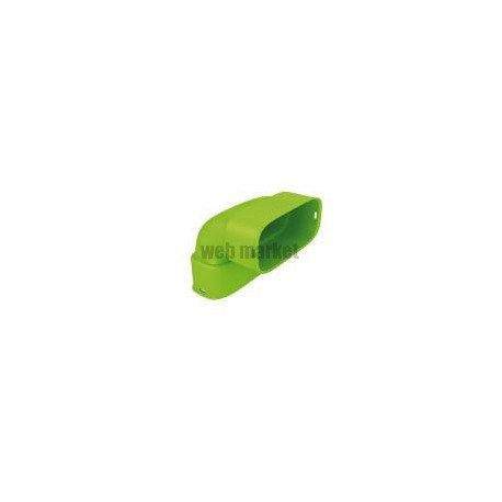 Xcv 60x130 - coude vertical pour reseaux clip & go section 60x130